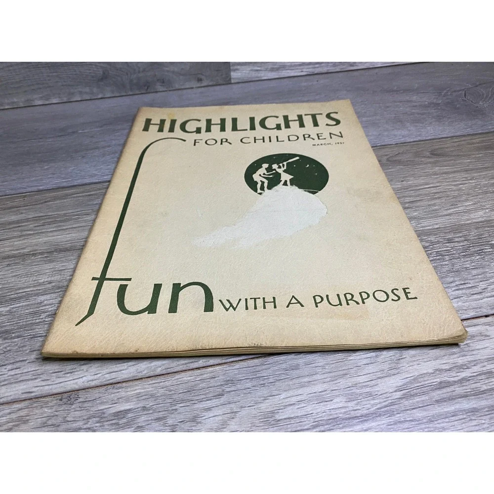 Vintage Highlights for Children‎ Magazine March 1951 Fun with a Purpose Issue